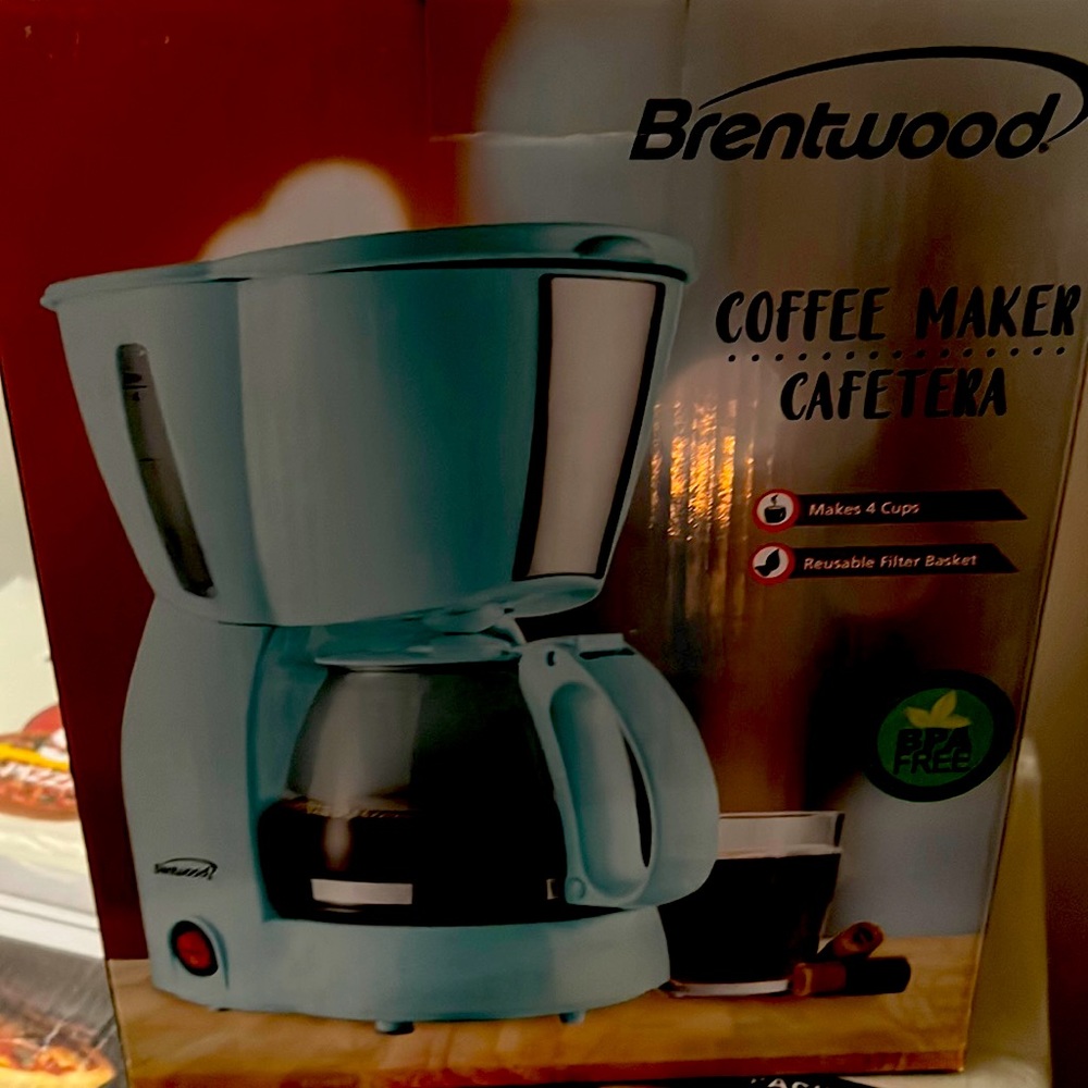 Brentwood 4 cup coffee maker